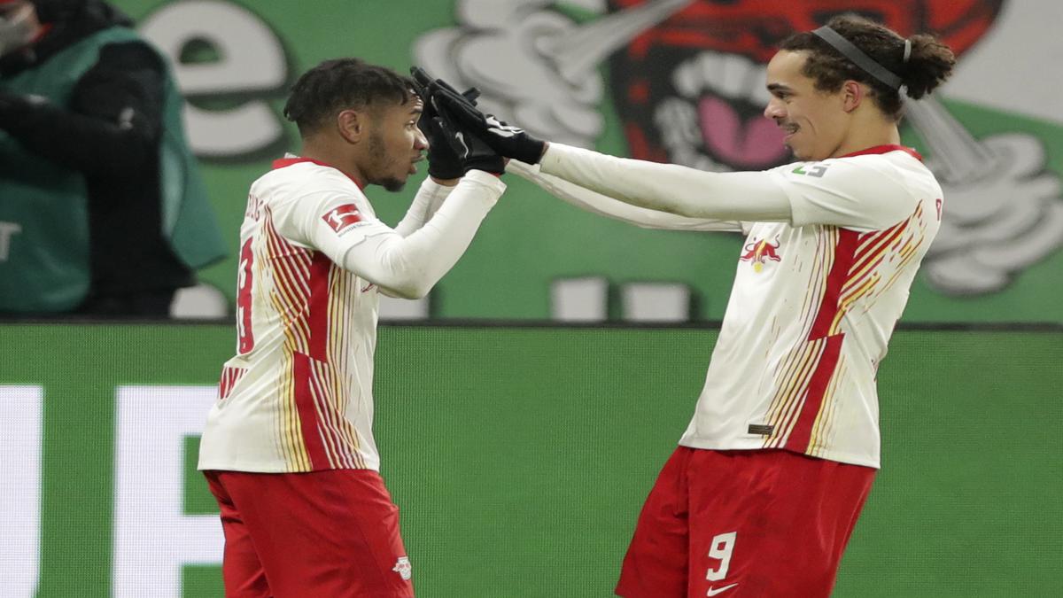 Leipzig warms up for Liverpool by beating Augsburg 2-1 - Football News - Sportstar