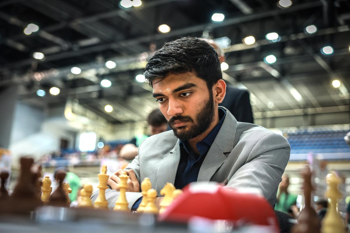 Fiery form: D. Gukesh secured eight wins on the top board and was the only player to cross a 3000 rating performance mark.