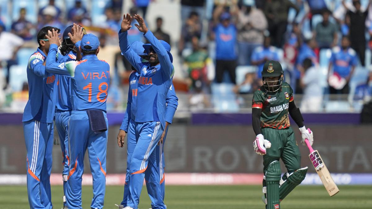 Champions Trophy 2025: Bangladesh loses five wickets inside PowerPlay against India