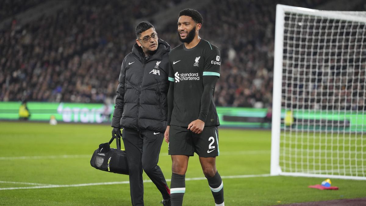 Liverpool suffers injury blow as defender Gomez picks up hamstring injury during West Ham clash