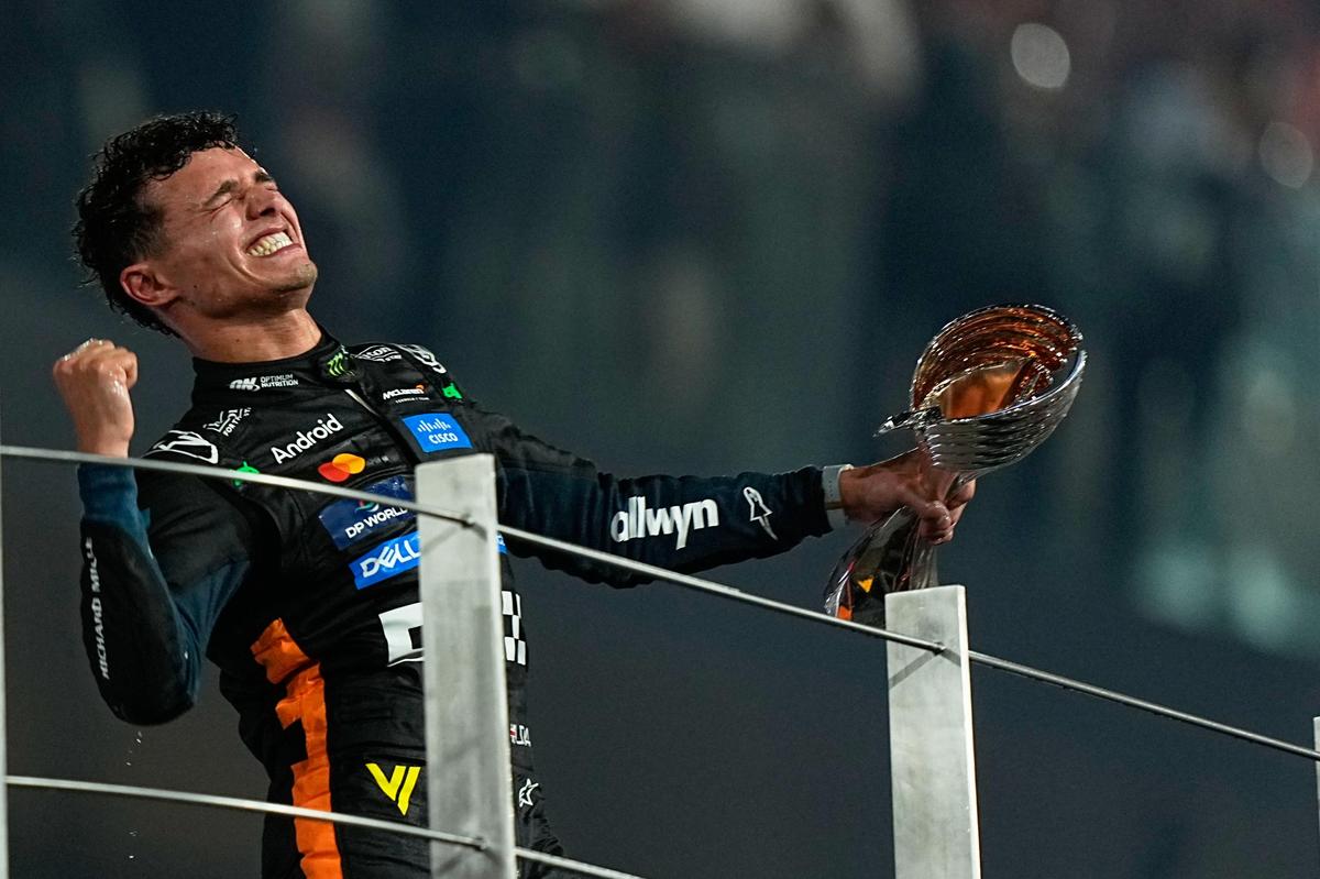 Lando Norris won the 2025 drivers’ championship by two points from Max Verstappen.