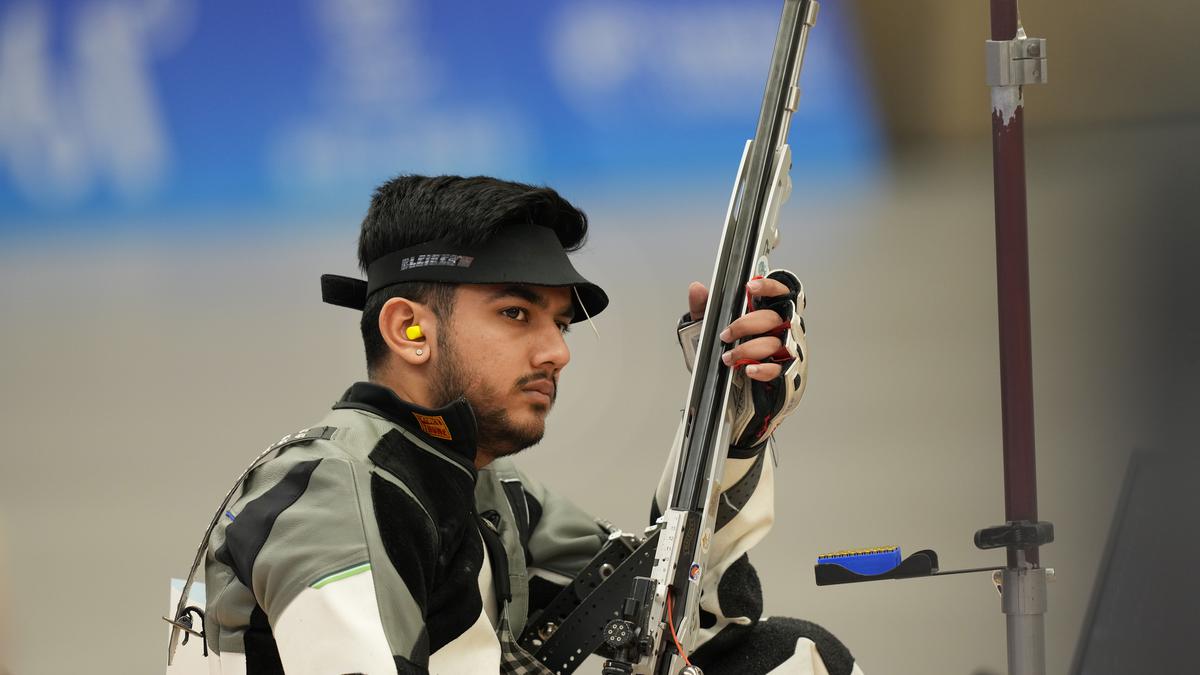 Asian Shooting Championships 2023: Aishwary Tomar wins 50m rifle 3P gold