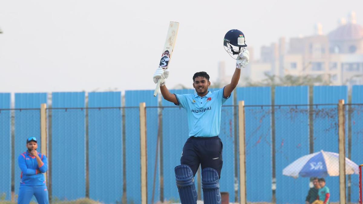 SMAT 2025-26, Group A: Mhatre scores maiden T20 ton to help Mumbai clinch seven-wicket win vs Vidarbha