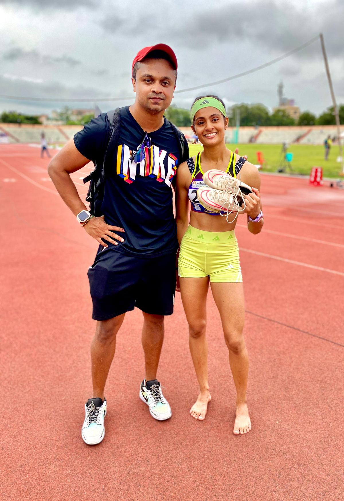 Just a year into her transition as a full-fledged 400m runner, Arjun is satisfied with her progress – the U-23 national title came in what was only her fourth competition in the 400m run. 