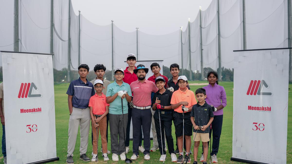 Aman Raj shares professional golf expertise with aspiring golfers at Hyderabad Golf Association Club