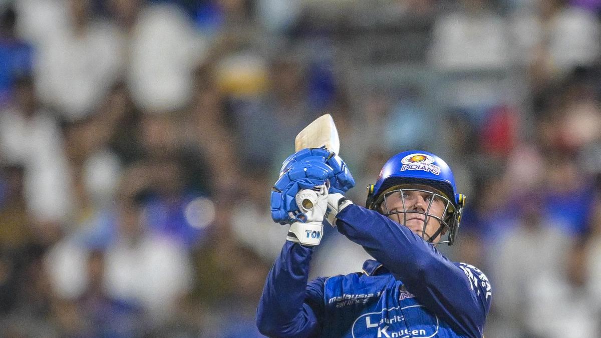 MI vs SRH, IPL 2026: Rickelton smashes maiden IPL century