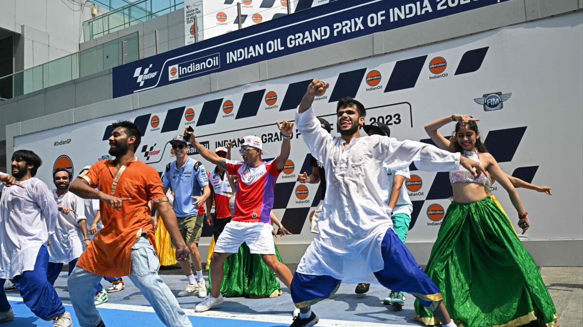 Video: MotoGP riders dance to Naatu Naatu at the Buddh International Circuit in New Delhi