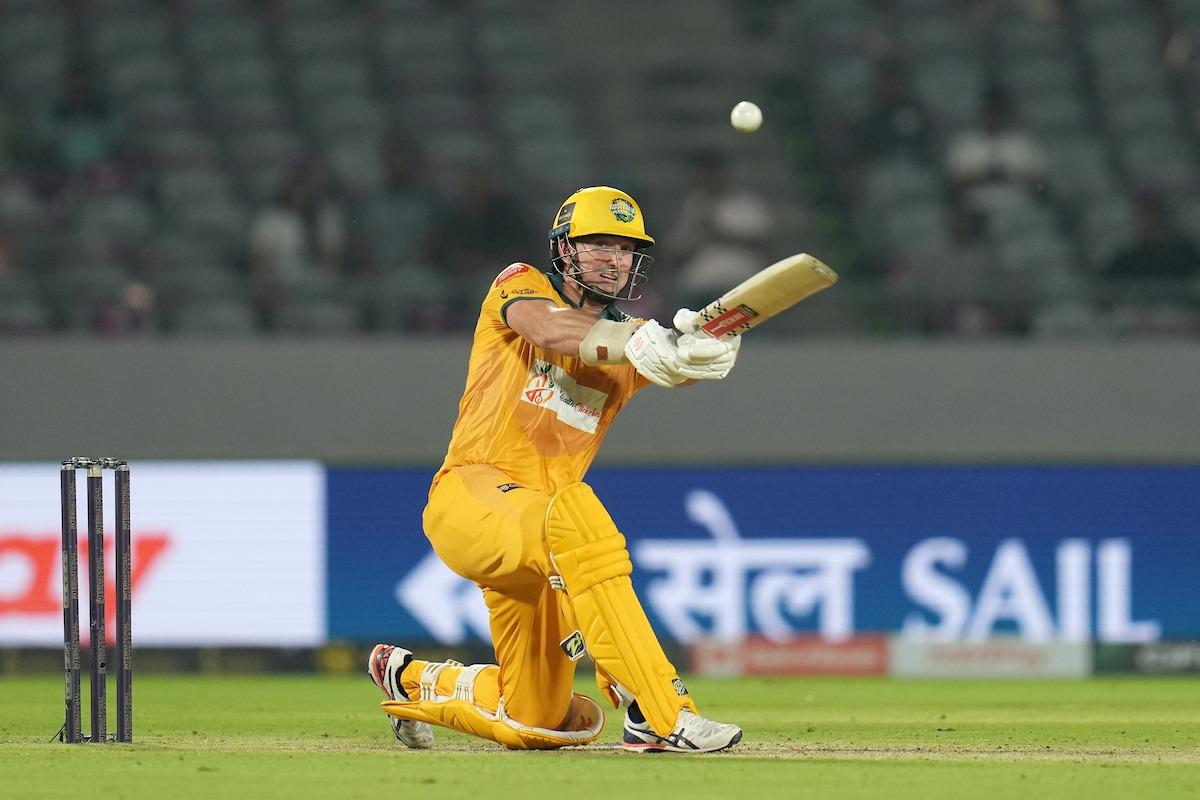 Shaun Marsh in action in International Masters League T20 2025.