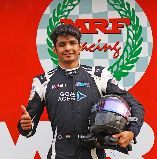 Bengaluru's Sohil Shah, who qualified for pole position in the MRF F2000 category.