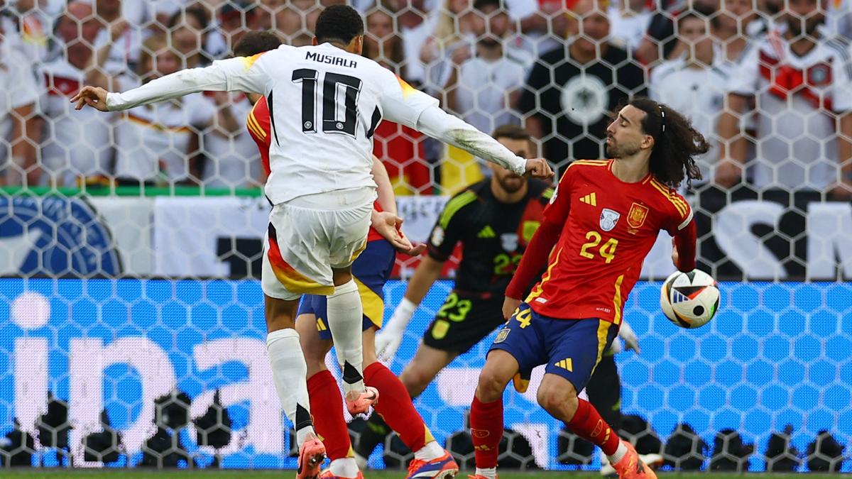 Euro 2024 quarterfinal controversy explained: Why was penalty not given for Cucurella handball in Spain vs Germany?