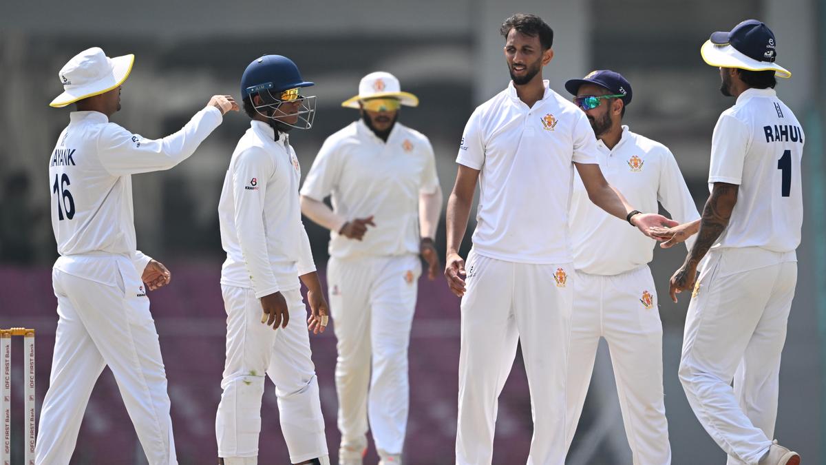 Ranji Trophy 2025-26: Karnataka takes draw against Uttarakhand, sets up final against J&K