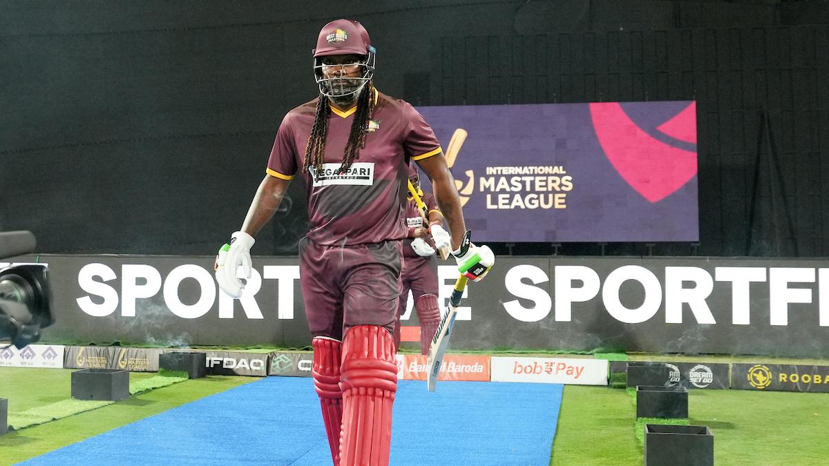 International Masters League T20 2025: Gayle, Dwayne Smith set up West Indies Masters’ eight-run win over England Masters