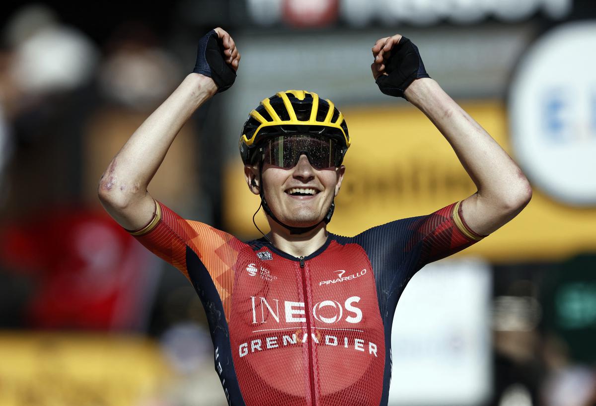 Rodríguez ganó la etapa 14 del Tour de Francia, con Vingaard reteniendo el liderato