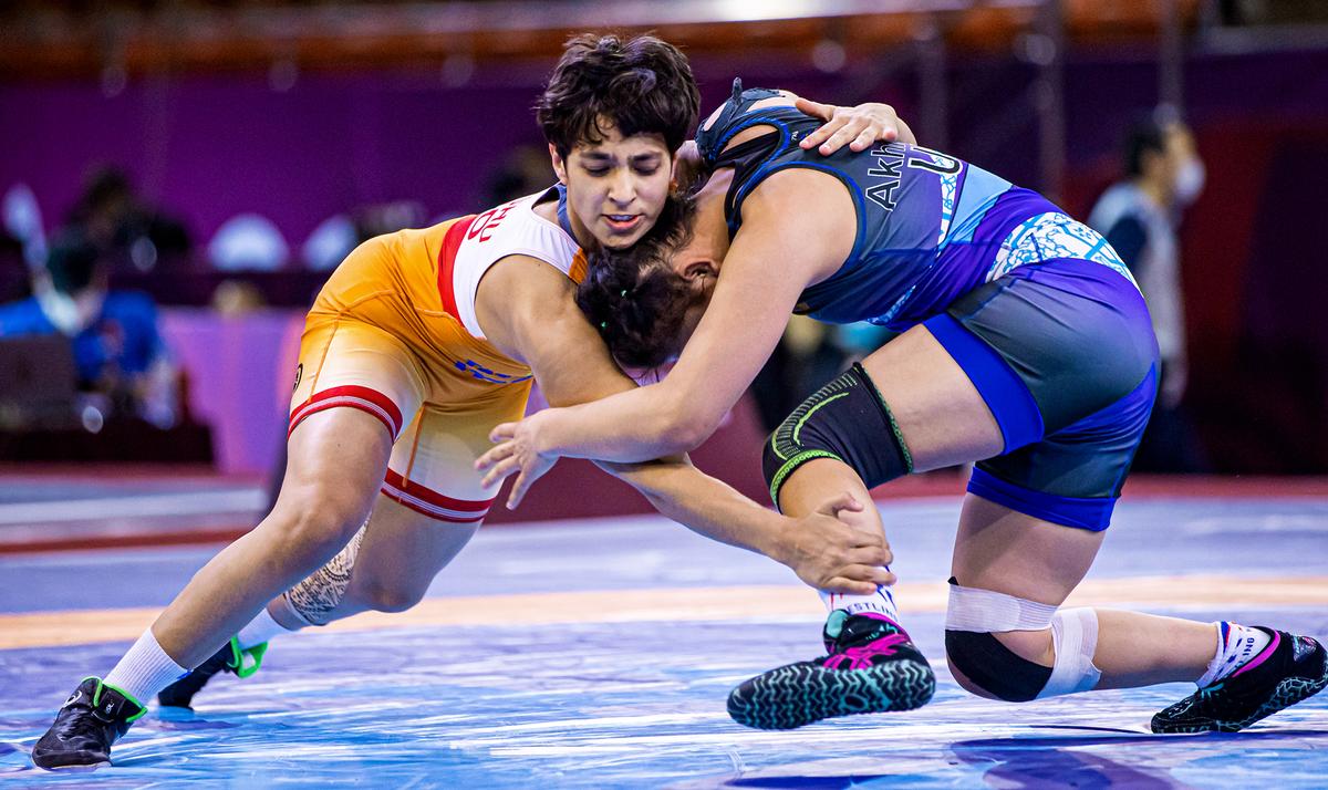 History beckons: At 22, Anshu Malik will become one of India’s youngest two-time Olympians when she steps on the mat in Paris.