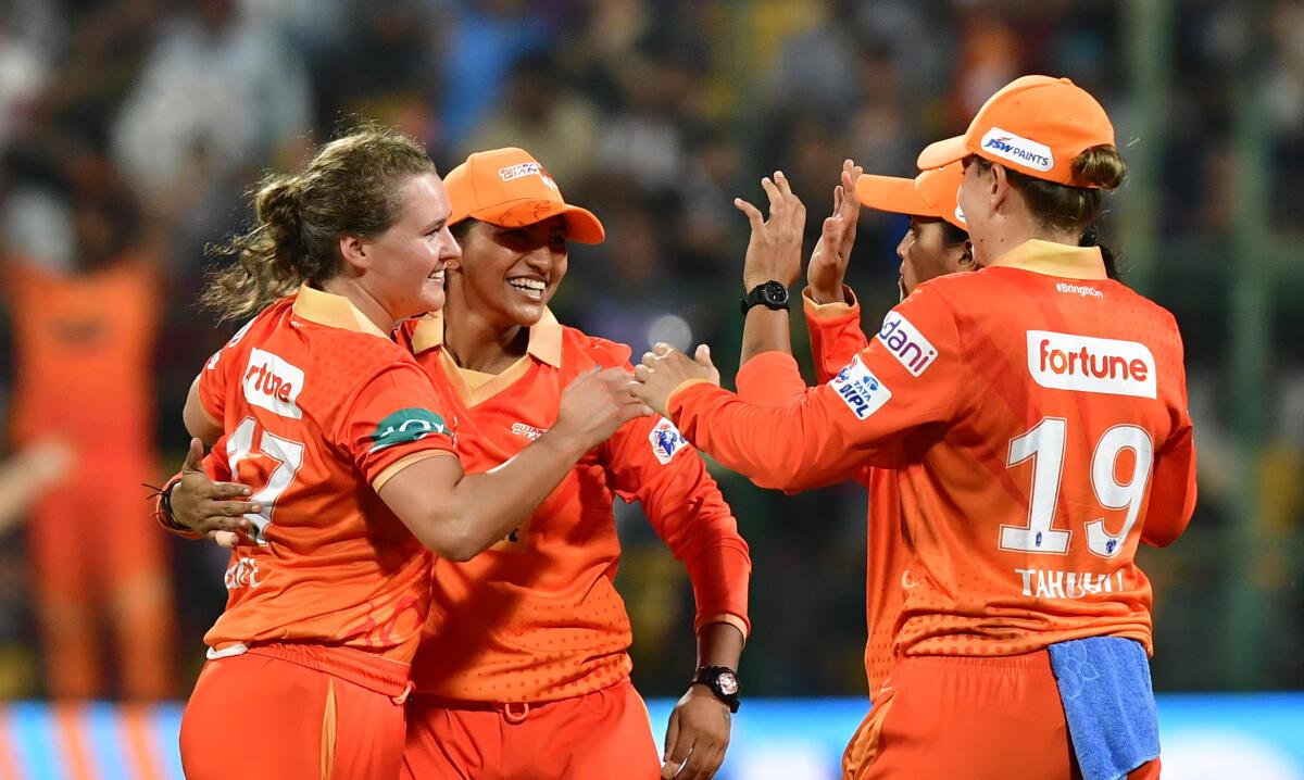 While she proved to be a bit expensive with the ball, Kathryn Bryce ‘s wicket maiden early on and her crucial cameo with the bat helped Gujarat Giants stay afloat in the encounter. 
