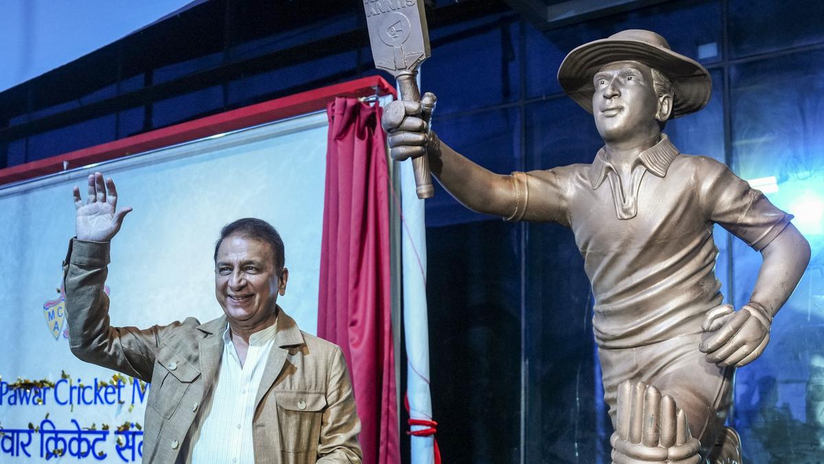 At a loss for words: Gavaskar after statue unveiled at MCA museum