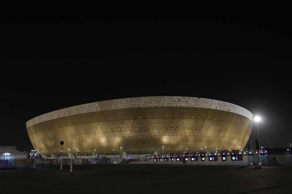 REPRESENTATIVE IMAGE- A general view of the Lusail Stadium in Lusail in Doha, Qatar, Saturday, Nov. 12, 2022. 