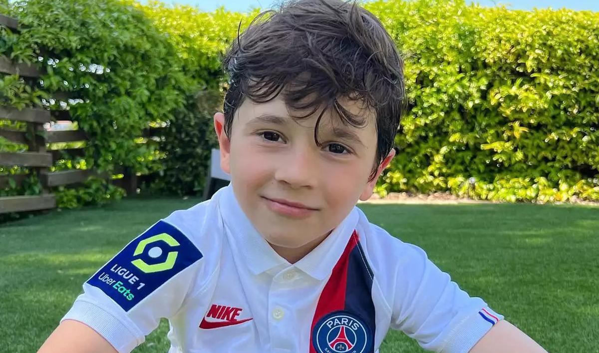 Messi’s middle son, Mateo