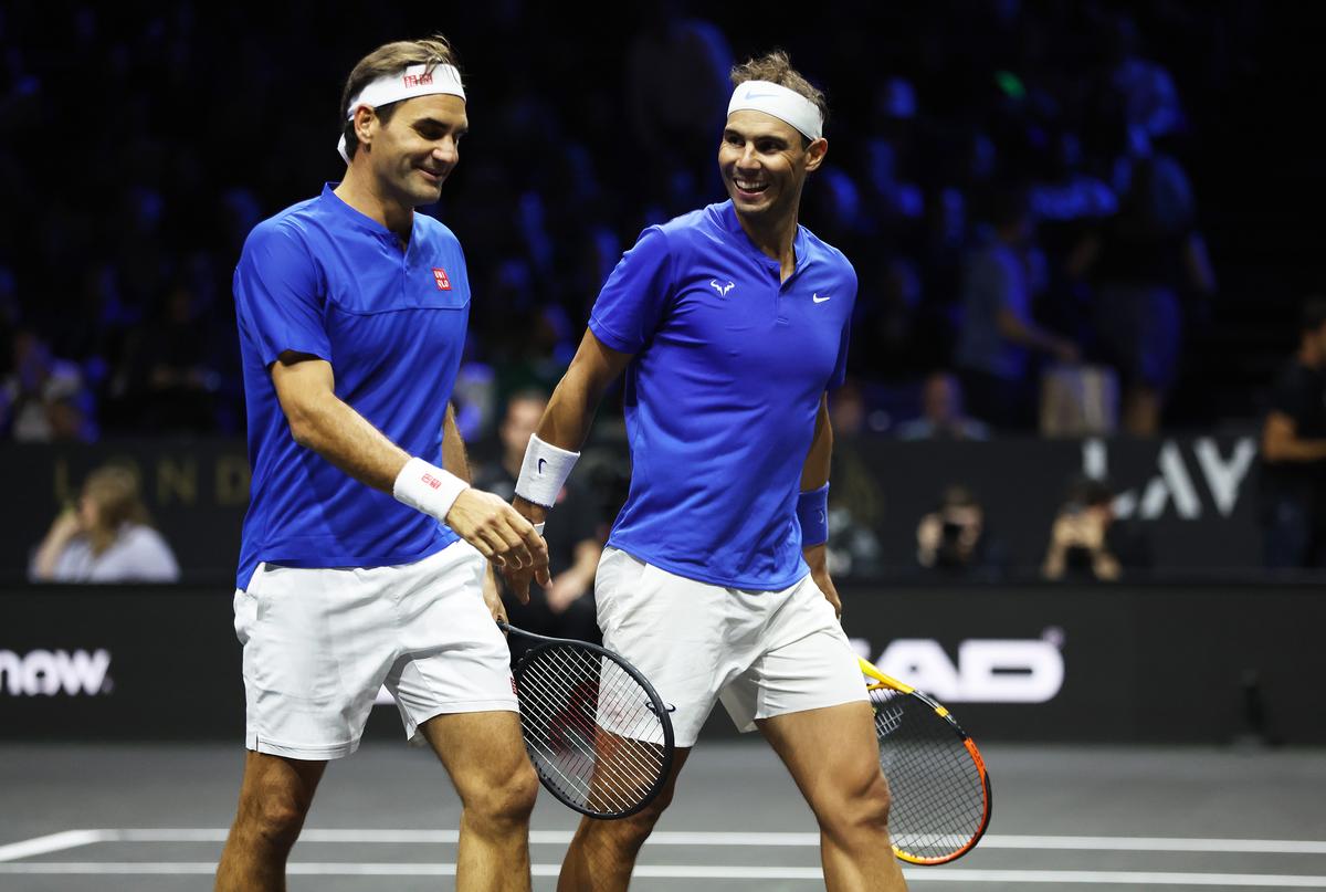 Federer played his last professional tennis match with his greatest rival and best friend at the 2022 Laver Cup.