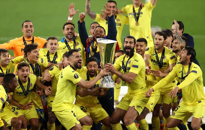 Victory at last: Villarreal won its first-ever European title after beating Manchester United in the Europa League 2021 final.