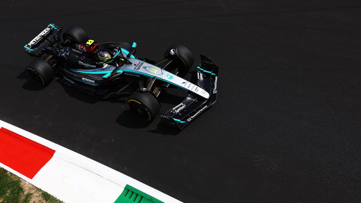 Hamilton leads Mercedes one-two in final Italian GP practice