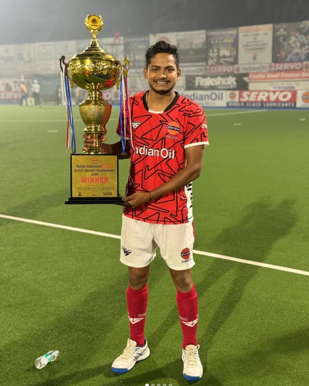 Ketan Kushwaha’s preferred role of a striker or a linkman. 