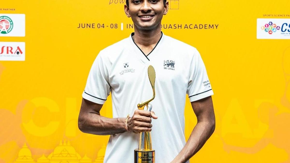 HCL Squash Tour: ‘There’s no ideal squash infrastructure in Sri Lanka’, says PSA Challenger title winner Ravindu Laksiri