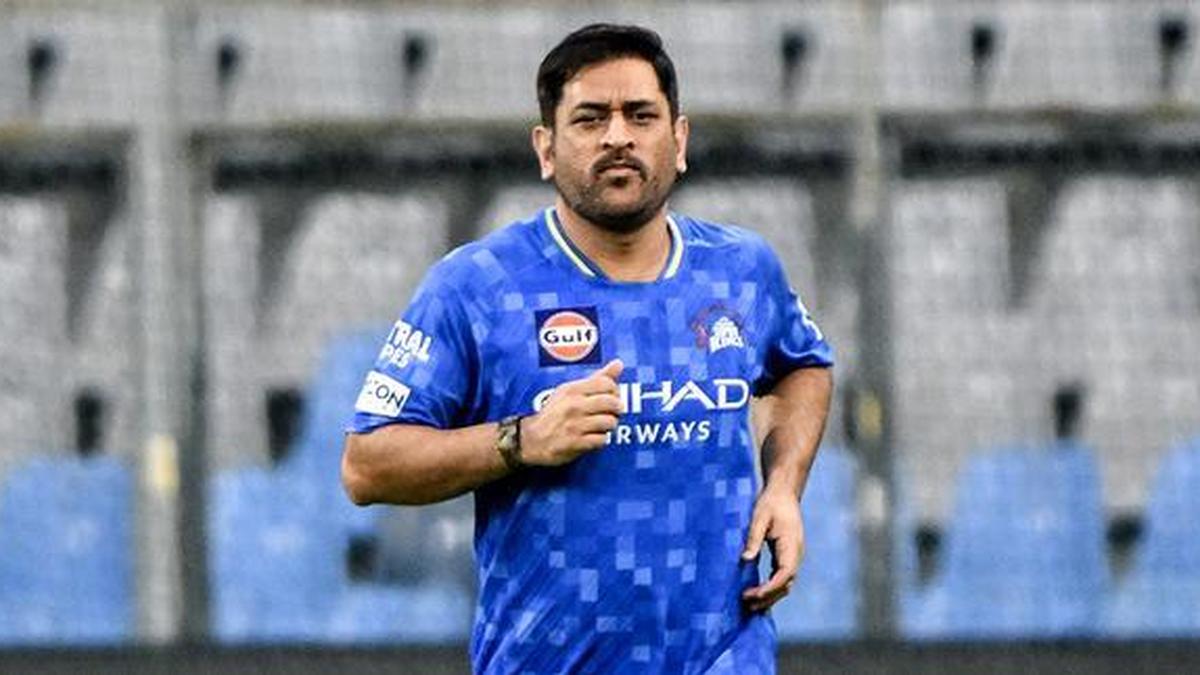 IPL 2026 — MS Dhoni trains ahead of CSK’s home fixture against PBKS