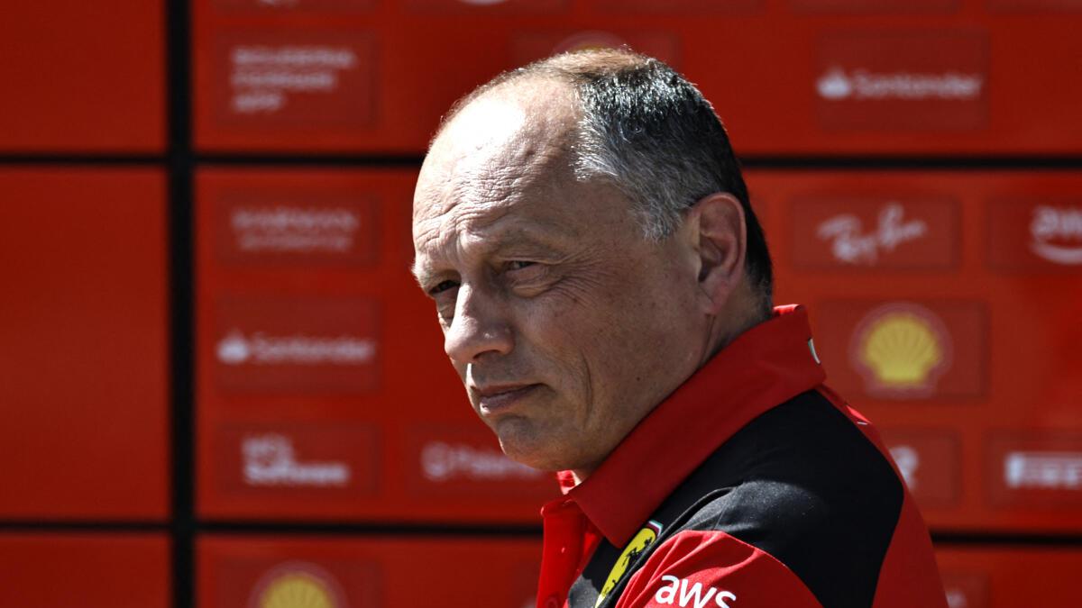 Ferrari F1 boss Vasseur says he is loving the pressure