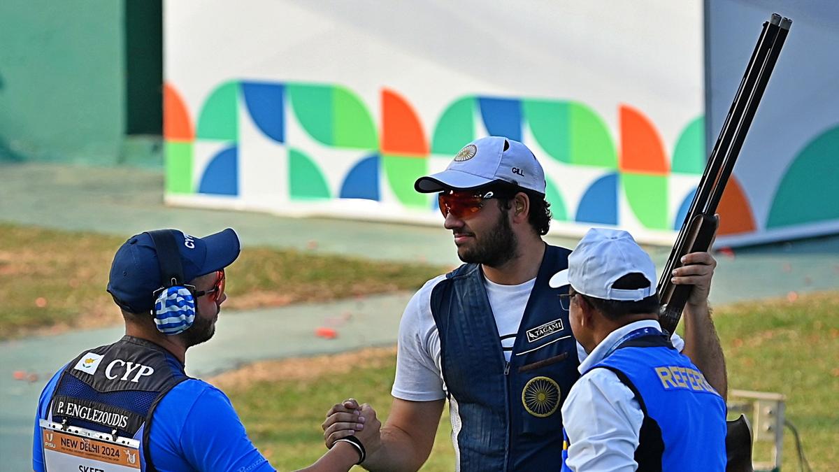 World University shooting championship: Bhavtegh strikes gold in men’s skeet