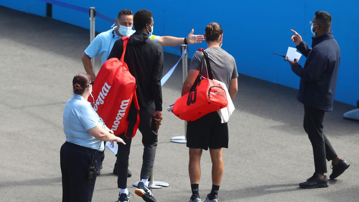 Australian Open: Tennis players getting on with life in lockdown