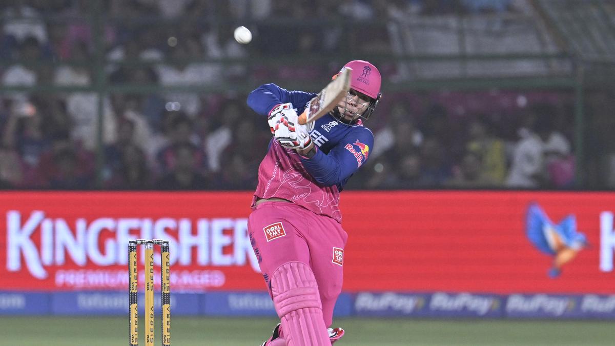 IPL 2026 — Sooryavanshi scores hundred in 36 balls during RR vs SRH