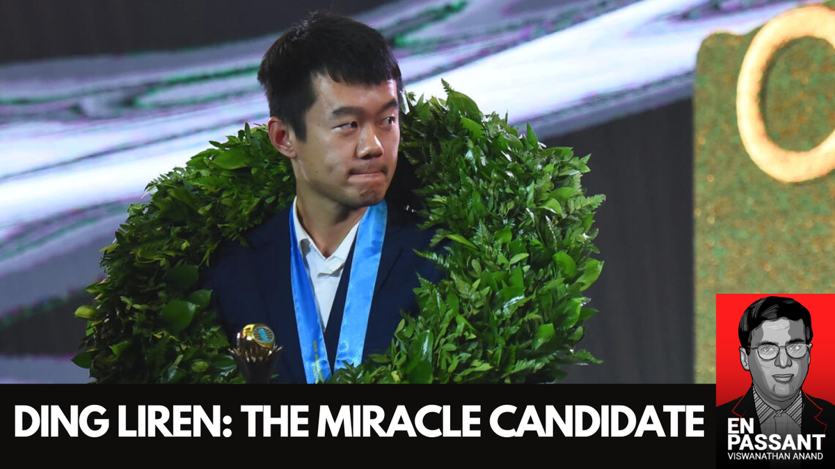 Viswanathan Anand exclusive column: How ‘Destiny’s child’ Ding Liren conquered the World Chess Championship