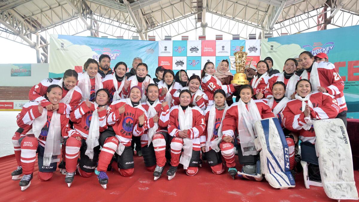 Ice Hockey League, Leh: Maryul Spamo pulls of stunning comeback to retain women’s title