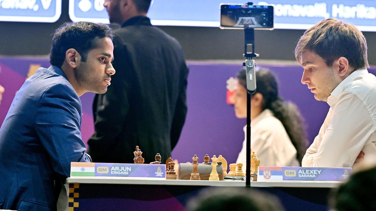 Chennai Grandmasters 2024: Arjun Erigaisi climbs to No. 2 in world rankings after round three win against Alexey Sarana