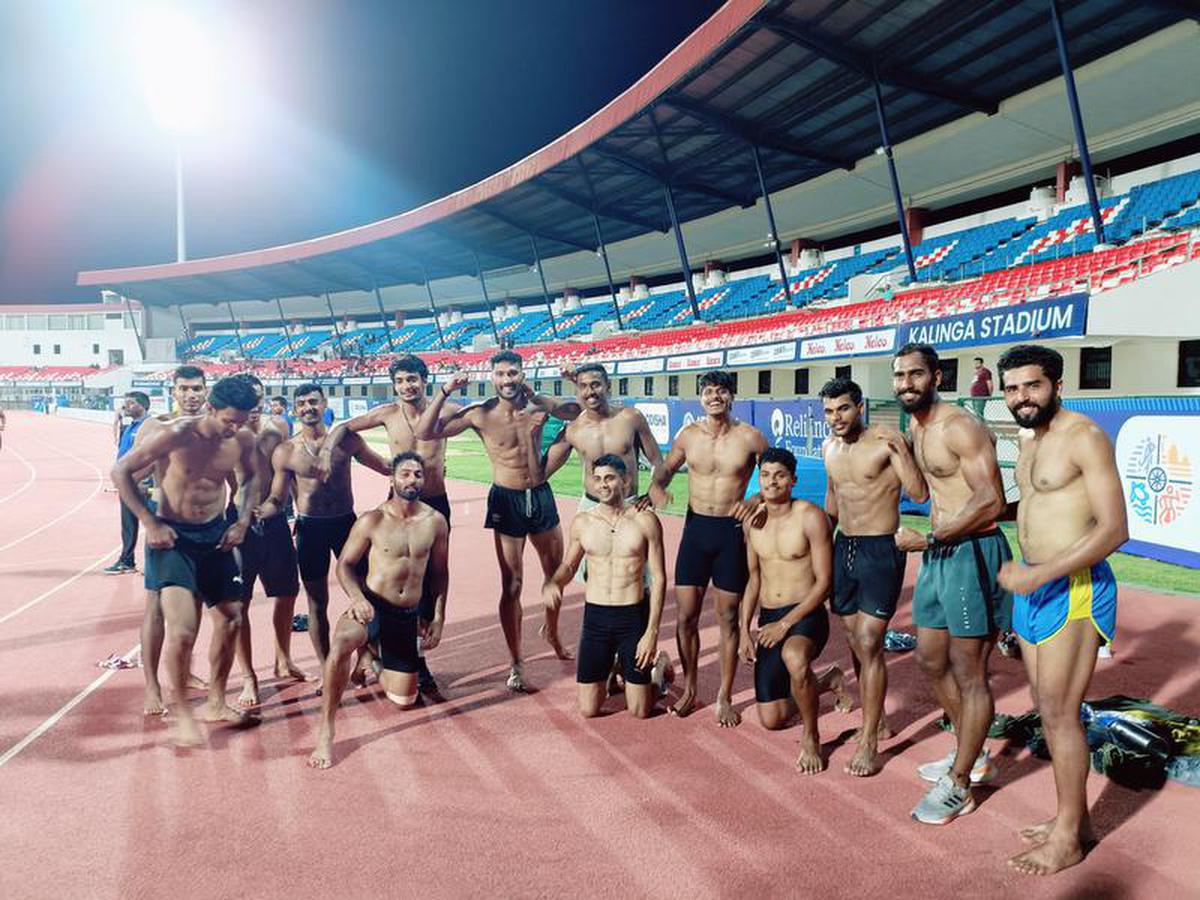 Braving heatwave: Tejaswin Shankar achieved personal bests in three decathlon events—high jump (2.20m), pole vault (4.00m) and javelin (52.32m) in draining conditions to bag the gold medal at the 62nd National Inter-State Athletics Championship in Bhubaneswar and qualify for the Asian Games. 