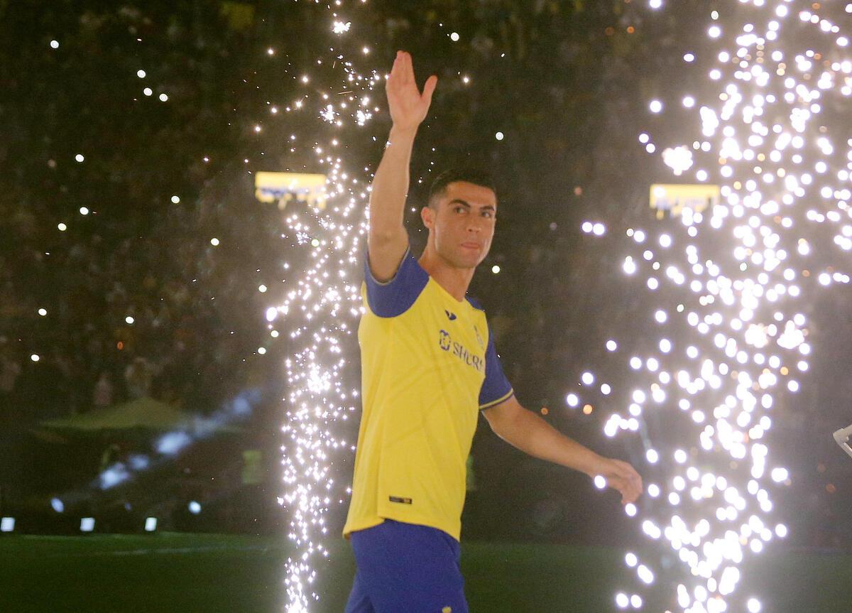 In pictures: Ronaldo, family given heroes' welcome at Al Nassr