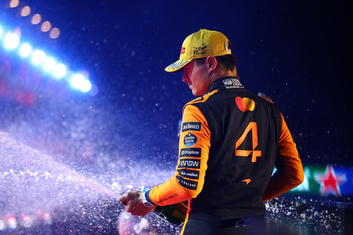 McLaren drivers Norris (in picture) and Oscar Piastri were both later disqualified from the Las Vegas Grand Prix result after post-race checks found their cars did not to comply with technical regulations.