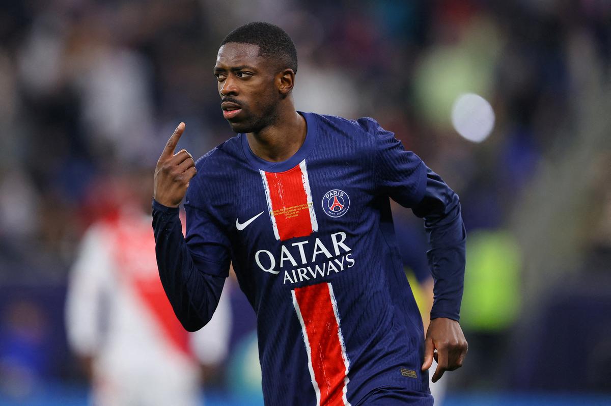 Maillot du PSG Dembele Vaporknit Dri-Fit ADV 2024/2025