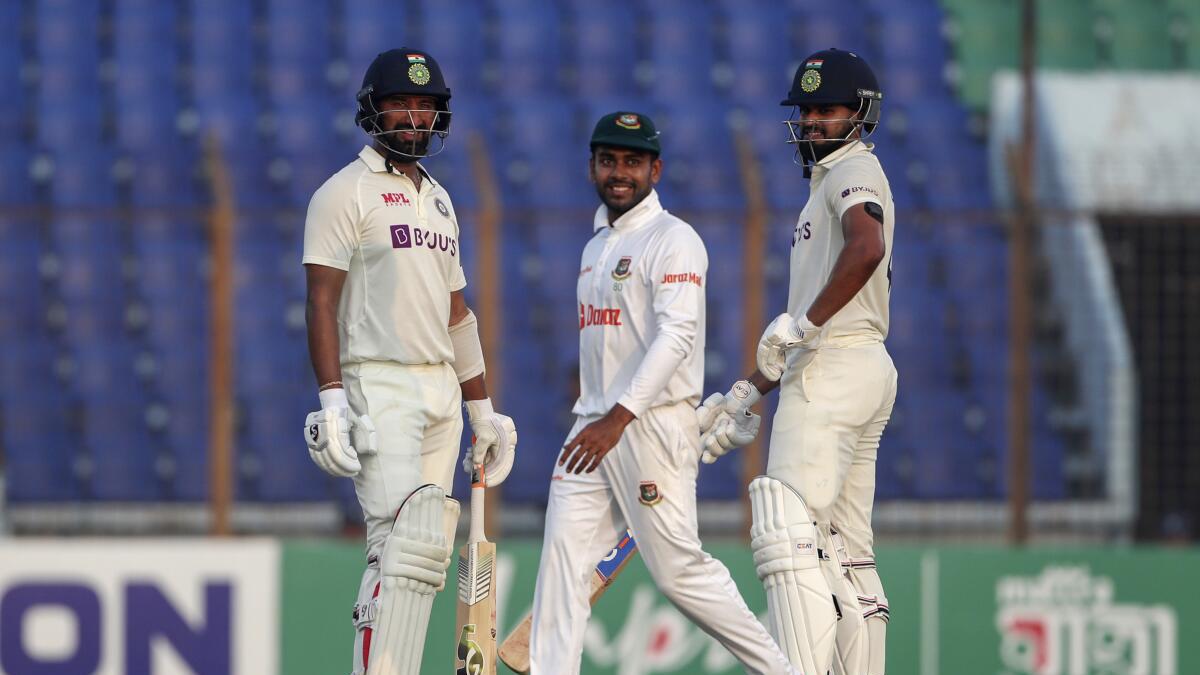 IND vs BAN 1st Test Pujara, Shreyas lead India’s recovery as spin