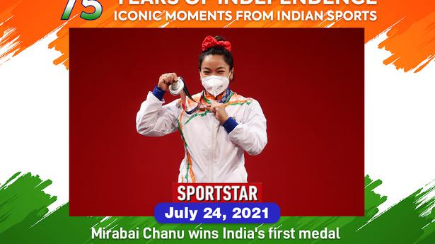 75 years of independence, 75 iconic moments from Indian sports activities: No 54 – July 24, 2021: Mirabai Chanu wins India’s first medal at Tokyo Olympics