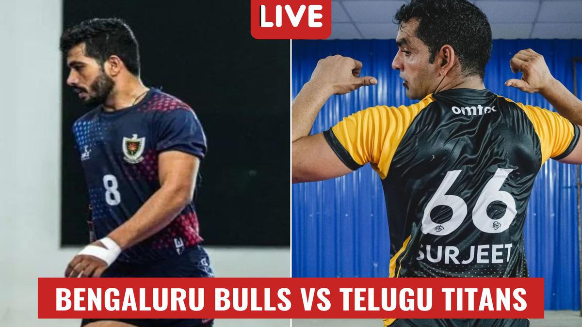 Pro Kabaddi 2022 Highlights - Bengaluru Bulls vs Telugu Titans: Smart reviews, teamwork helps Vikash Kandola & Co. register 34-29 win