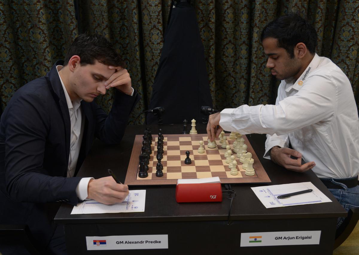 Chennai GM chess C'ship: Gukesh, Erigaisi play out a draw - Rediff.com