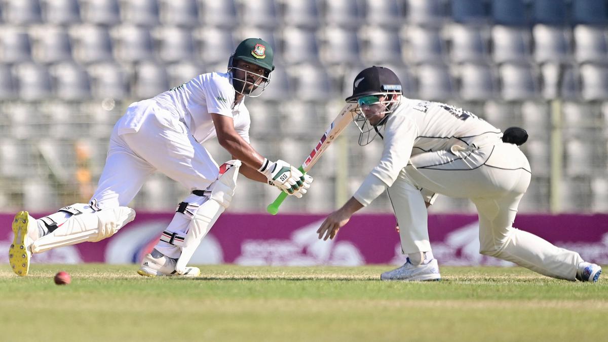 BAN vs NZ, 1st Test: Shanto’s ton helps Bangladesh take 205-run lead against New Zealand after Day 3