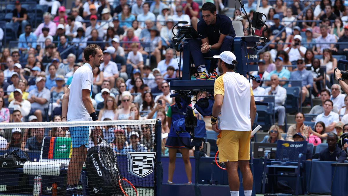 US Open 2024: Fire alarm briefly stops fourth-round matches, Hawkeye affected