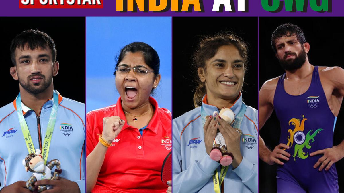 Commonwealth Games 2022 Day 9 Highlights: India wins four gold medals with three in wrestling, medal tally rises to 40