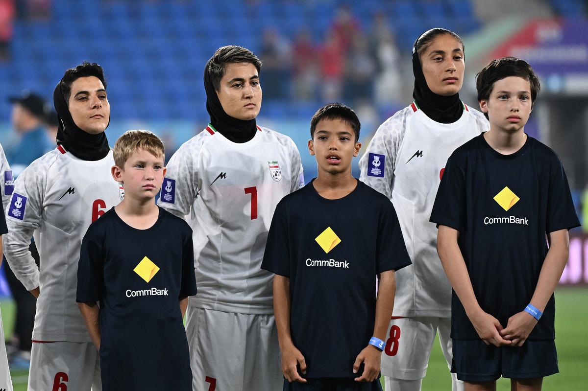 None of the Iranian players sang the national anthem as it was played ahead of their AFC Women’s Asian Cup 2026 match against South Korea.