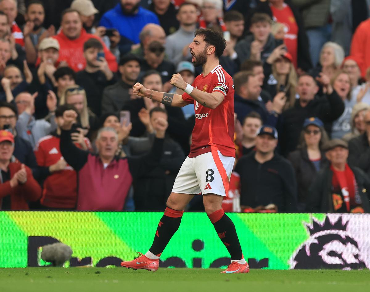 Bruno Fernandi Manchester United Mantworms recibió un solo gol para contrarrestar el Arsenal con el Primer Ministro.