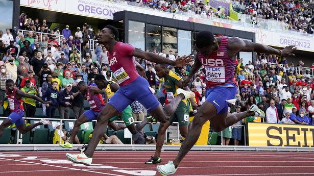 World Championships: Fred Kerly wins gold in males’s 100m