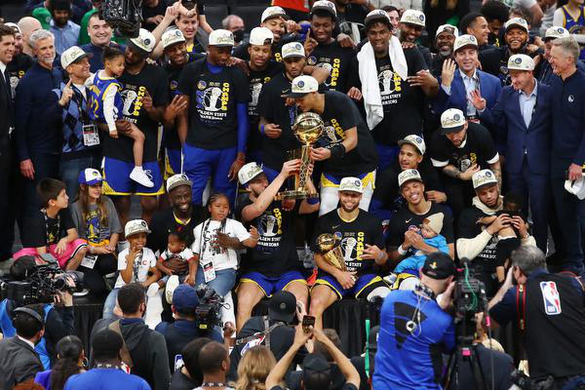 Warriors pull away from Celtics, 103-90, win NBA title in six games